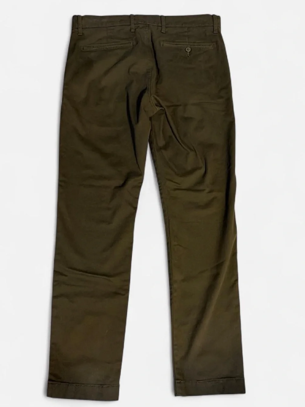 Men's Dark Olive Green Chino Pants